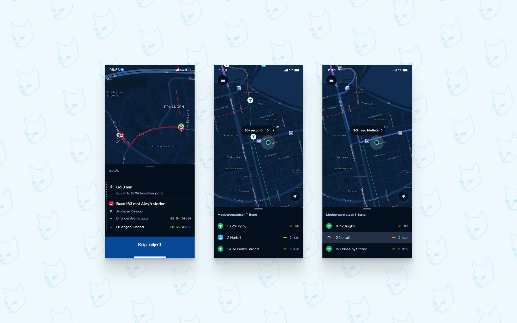 Old "Where is my bus" functionality